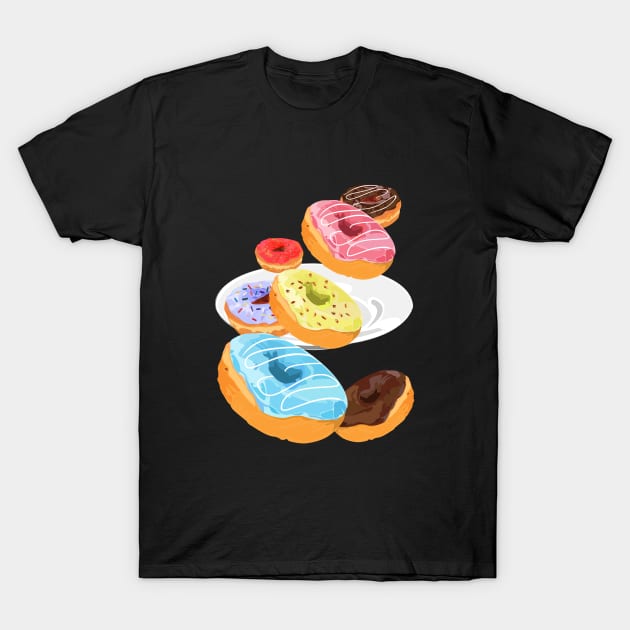 Donuts T-Shirt by adamzworld